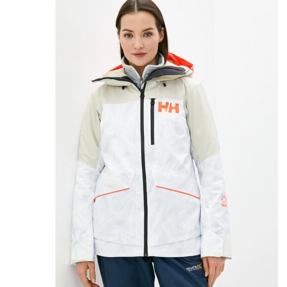 Helly Hansen Powchaser Lifaloft Insulated Ski Snowboard Jacket Large - Picture 4 of 15